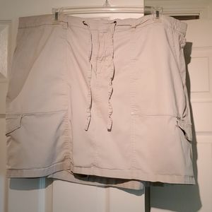 CJ Banks khaki skort